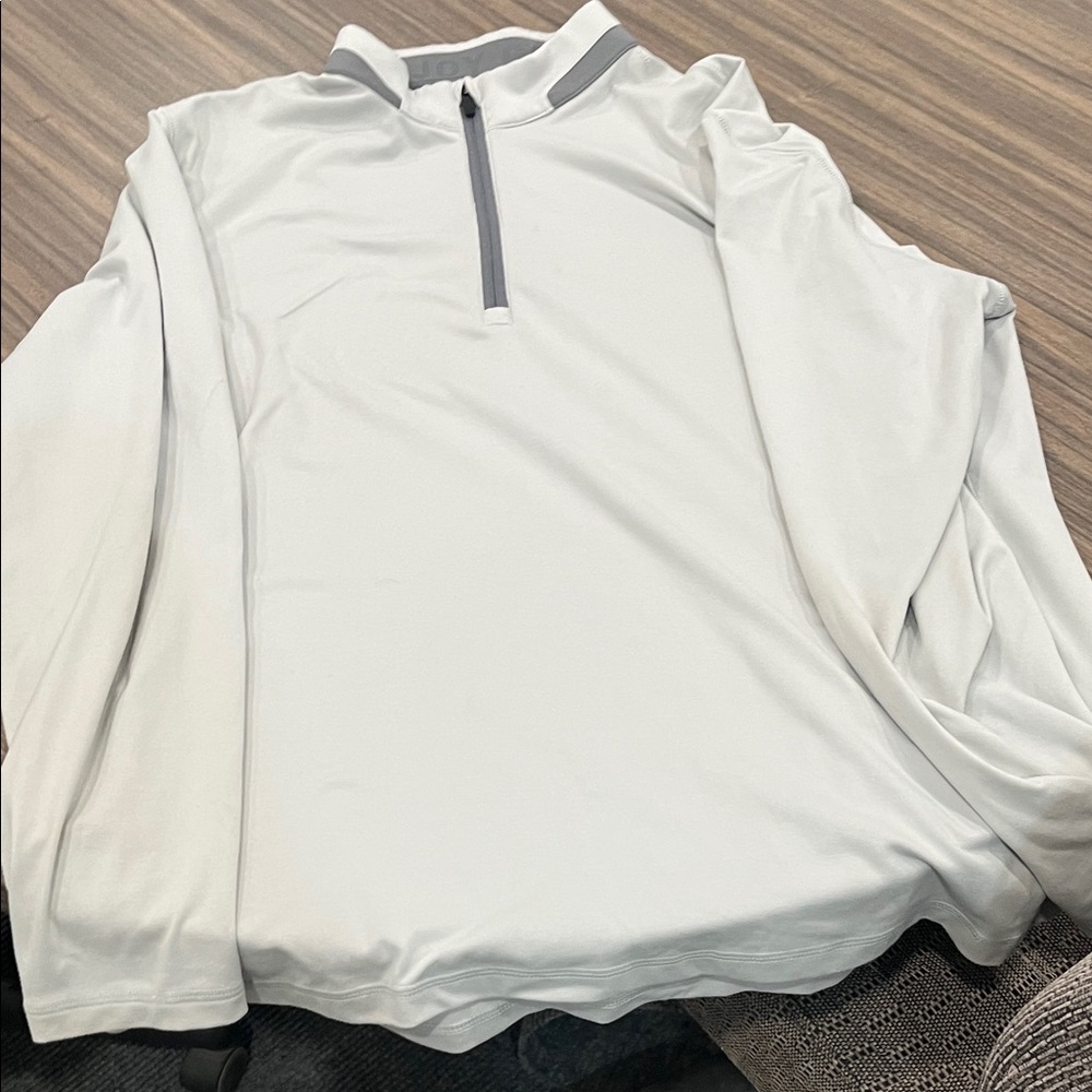 PUMA Gray Quarter-Zip Pullover